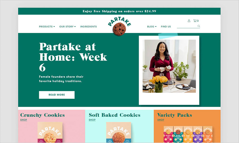 مثال على موقع Shopify 3